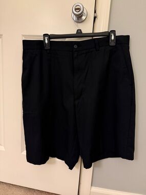 Men's Black Golf Shorts